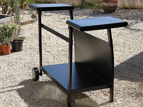 JARDIDECO - Chariot plancha gaz 4 brûleurs - Jardideco - large