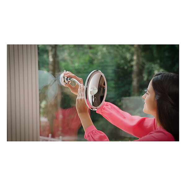 VENTEO - Miroir lumineux flexible Venteo - Blanc - H.19xL.29xP.8cm - large