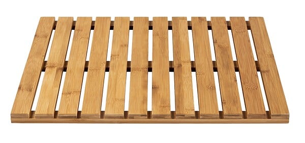 WENKO - Caillebotis Bambou In-Outdoor 50x50cm - large