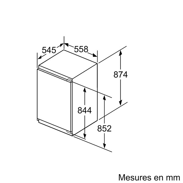 SIEMENS - Congélateur Intégrable à Pantographe 96 L - GI21VADE0 - large