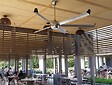 KLASSFAN - Ventilateur de plafond DC argent avec pales en aluminium 236cm et lumière pour 125m2 - vignette