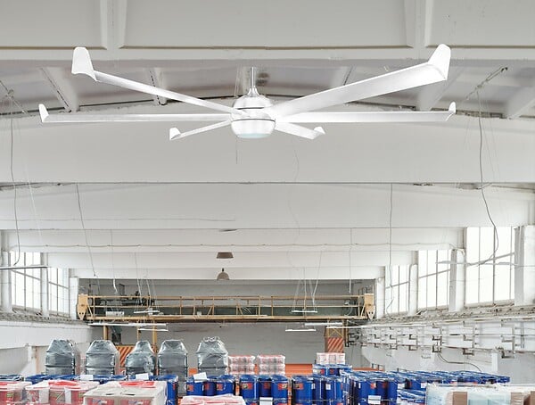 KLASSFAN - Ventilateur de plafond ø236 cm avec Wifi Réversible Hypersilence - large