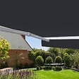 COTE STORE - Store banne manuel 3,6 x 3 m Monobloc pour terrasse - Gris anthracite - vignette