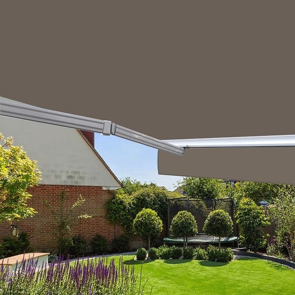 COTE STORE - Store banne manuel 3 x 2,5 m Monobloc pour terrasse - Taupe - large