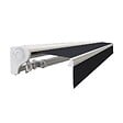 COTE STORE - Store banne manuel Demi coffre 4 x 3 m pour terrasse - Gris anthracite - vignette