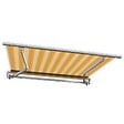 COTE STORE - Store banne manuel 2,5 x 2 m Monobloc pour terrasse - Jaune rayé - vignette
