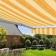 COTE STORE - Store banne manuel 2,5 x 2 m Monobloc pour terrasse - Jaune rayé - vignette