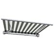COTE STORE - Store banne manuel 3,6 x 3 m Monobloc pour terrasse - Blanc gris - vignette