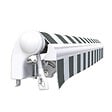COTE STORE - Store banne manuel 3,6 x 3 m Monobloc pour terrasse - Blanc gris - vignette