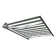 COTE STORE - Store banne motorisé et manuel 2,5 x 2 m Demi coffre pour terrasse - Blanc gris - vignette