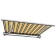 COTE STORE - Store banne manuel 2,5 x 2 m Monobloc pour terrasse - Gris jaune - vignette