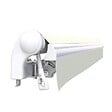 COTE STORE - Store banne manuel 3 x 2,5 m Monobloc pour terrasse - Écru - vignette