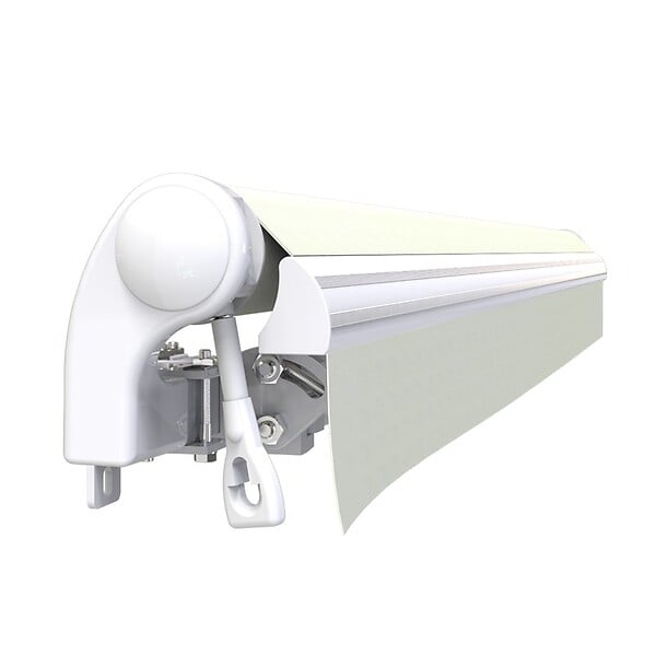 COTE STORE - Store banne manuel 2,5 x 2 m Monobloc pour terrasse - Écru - large
