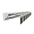 COTE STORE - Store banne manuel Demi coffre 4 x 3 m pour terrasse - Blanc gris - vignette
