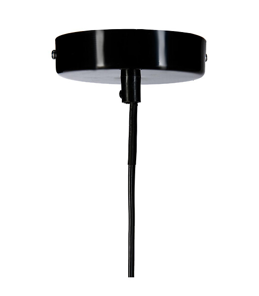 ATMOSPHERA - Luminaire Suspension en Métal filaire Noir D 25 cm - large