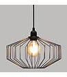 ATMOSPHERA - Luminaire Suspension en Métal filaire Noir D 30.5 cm - vignette
