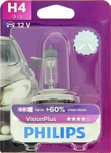 PHILIPS - PHILIPS VisionPlus 1 H4 12V 60-55W H4 - large