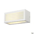 SLV - Applique extérieure SLV BOX-L, blanc, E27, 18W max, IP54 - vignette