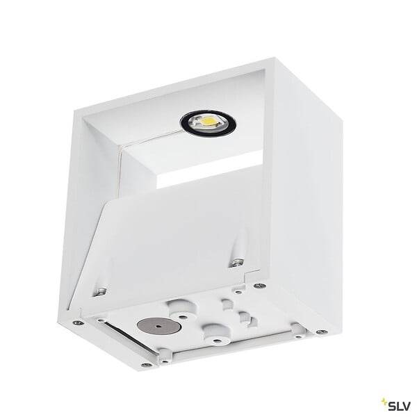 SLV - Applique extérieure SLV LOGS avec LED intégrée, blanc, 10W, 3000K, IP46 - large