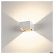 SLV - Applique extérieure SLV LOGS avec LED intégrée, blanc, 10W, 3000K, IP46 - vignette
