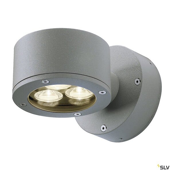 SLV - Applique extérieure SLV SITRA, anthracite, GX53/TCR-TSE, 9W max, IP44 - large