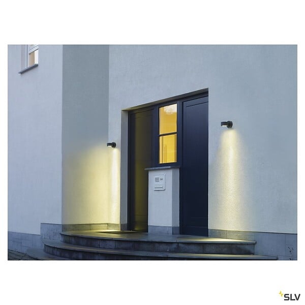 SLV - Applique extérieure SLV SITRA, anthracite, GX53/TCR-TSE, 9W max, IP44 - large