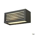 SLV - Applique extérieure SLV BOX-L anthracite, E27, 18W max, IP54 - vignette