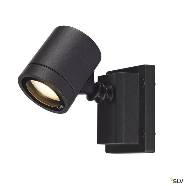 SLV - Applique et plafonnier extérieur SLV MYRA, simple, anthracite, GU10/QPAR51, 50W max, IP55 - large