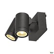 SLV - Applique et plafonnier extérieur SLV HELIA, double, anthracite, LED, 16W, 3000K, IP55, variable - vignette