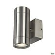SLV - Applique extérieure SLV ASTINA STEEL, inox, GU10/QPAR51, 2x 35W max, IP44, inox 304 - vignette