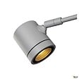 SLV - Spot sur tige extérieur SLV MYRA DISPLAY pour éclairage enseigne, courbe, gris, GU10/QPAR51, 50W - vignette