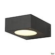 SLV - Applique extérieure SLV QUADRASYL, anthracite, GX53/TCR-TSE, 11W max, IP44 - vignette