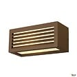 SLV - Applique extérieure SLV BOX-L, rouille, E27, 18W max, IP54 - vignette