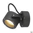 SLV - Applique et plafonnier extérieur SLV SITRA 360, anthracite, GX53/TCR-TSE, 9W max, IP44 - vignette