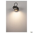 SLV - Applique et plafonnier extérieur SLV SITRA 360, anthracite, GX53/TCR-TSE, 9W max, IP44 - vignette
