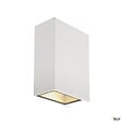 SLV - Applique extérieure SLV QUAD UP/DOWN, blanc, avec LED intégrée, 8,6W, 3000K, IP44 - Hauteur 15 cm - vignette