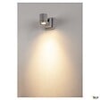 SLV - Applique et plafonnier extérieur SLV MYRA, simple, gris, GU10/QPAR51, 50W max, IP55 - vignette
