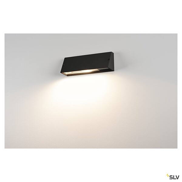 SLV - Applique extérieure SLV PEMA®, noir, E27, 15W max, IP65 - large