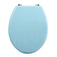 MSV - Abattant WC Bleu ciel - Charnières Inox - vignette