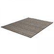 OVIALA - Tapis rectangulaire en polypropylène 120x160 cm noir - Urda - vignette