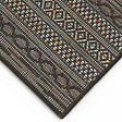 OVIALA - Tapis rectangulaire en polypropylène 160x230 cm noir - Urda - vignette
