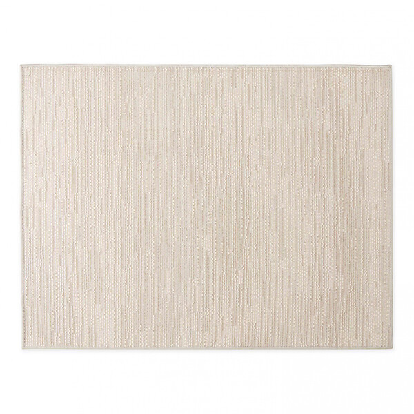 OVIALA - Tapis rectangulaire en polypropylène 120x160 cm sable - Oda - large
