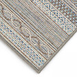 OVIALA - Tapis rectangulaire en polypropylène 120x160 cm gris - Urda - vignette