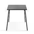 OVIALA - Ensemble table de terrasse et 4 chaises en métal gris - Palavas - vignette