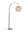ATMOSPHERA - Lampadaire Arc Beige et Noir H 180 cm - vignette