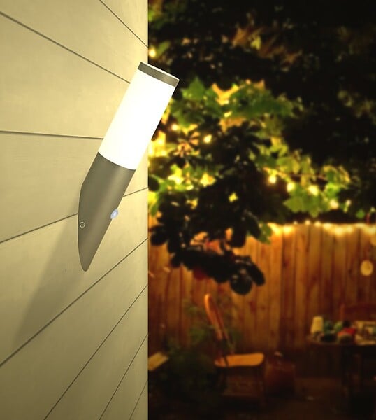 ARLUX - Applique Exterieur Arles Detection De Mouvement E27/60wmax/anthracite - large