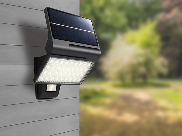 ARLUX - Applique Solaire Série Kite Détect. Ir 5w/4000k/350lm/anthracite - large