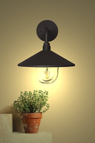 ARLUX - Applique Exterieur Peak E27/60wmax/anthracite - large