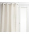 ATMOSPHERA - Rideau à œillets texturé Aska Beige Lin 140 x 260 cm - vignette