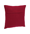 ATMOSPHERA - Coussin déhoussable en Coton Rouge 38 x 38 cm - vignette